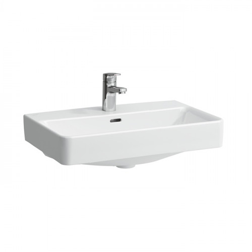 LAUFEN PRO S Раковина 550х46.5х95 мм., подвесная/на столешницу, с 1 отв для смесителя, с переливом, цвет белый