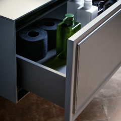 Laufen New Classic База под раковину подвесная , 780х450х350 мм, 1 ящик, цвет серый (для раковины 812852, 812853)