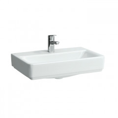 Laufen PRO S раковина, укороченная, для установки на поверхность, 550x380x95 мм, с 1 отв для смес по центру, белый