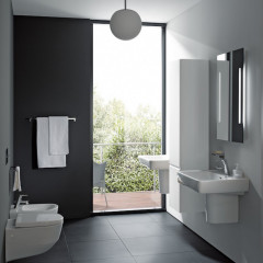 Laufen Pro Биде напольное 56x36x43 см, с 1 отв. под смеситель, цвет: белый