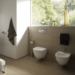 Laufen Pro Биде напольное 56x36x43 см, с 1 отв. под смеситель, цвет: белый