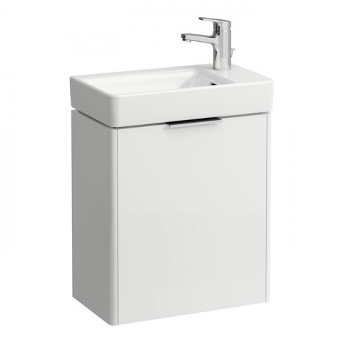 Laufen Pro S мини-раковина, полка справа, 480x280x85 мм, 1 отв для смесит, покрытие LCC, белый (со склада продаем с базой 4.0210.2.110.261.1)