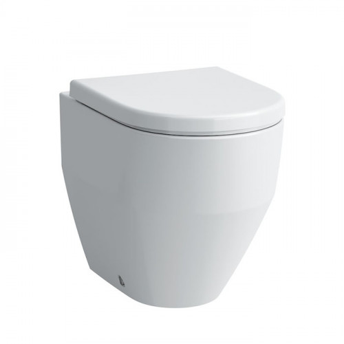 LAUFEN Pro Унитаз напольный приставной с ОБОДКОМ 36х53х43 см, слив универсальный,цвет белый