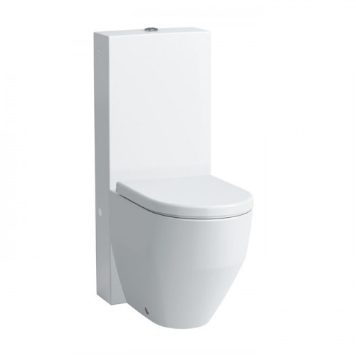 LAUFEN Pro Унитаз напольный приставной с ОБОДКОМ 36х53х43 см, слив универсальный,цвет белый