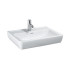 Laufen Pro Раковина 55х48х11,5 см,подвесная/накладная с 1 отв. под смеситель по центу, c переливом, цвет: белый
