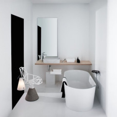 Laufen VAL Ванна 1600x750x450мм, свободностоящая, с слив-переливом, материал: композит, цвет: белый