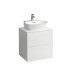 Laufen New Classic База под раковину подвесная , 580х450х600 мм, 2 ящика, цвет белый глянцевый (для раковины 816852)