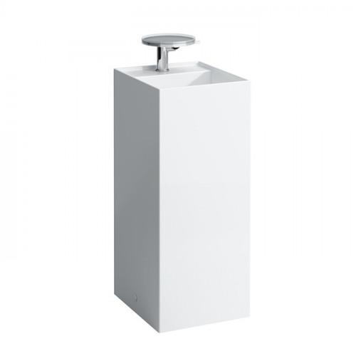 Laufen Kartell Свободност раковина 375х435х900мм без перелива, с 1 отв. под смеситель, с покр. LLC, цвет: белый