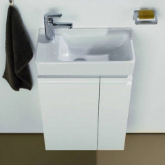 Laufen Pro База под раковину 8.1595.5, подвесная 47х27,5х60,5 см, петли слева, полки справа, 1 дверка, цвет белый глянцевый