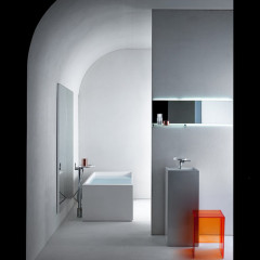 Laufen Kartell Ванна 1700x860x440мм, свободностоящая, с слив-переливом с подсветкой, сист. подъема, материал: композит, цвет: белый