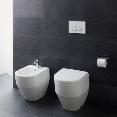 Laufen Pro Биде напольное 56x36x43 см, с 1 отв. под смеситель, цвет: белый