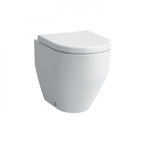 LAUFEN Pro Унитаз напольный приставной с ОБОДКОМ 36х53х43 см, слив универсальный,цвет белый