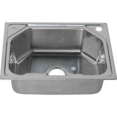 Мойка 6045 MELANA 0,8/210 врезная прямоугольная с сифоном (041 t*10)