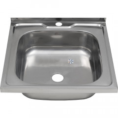 Мойка 5050 MELANA 0,4/160 накладная квадратная (074 t*20)