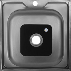 Мойка 5050 MELANA 0,4/160 накладная квадратная (074 t*20)