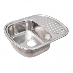 Мойка 6049 U MELANA 0,8/180 ИУ врезная овальная без сифона (215 ti *10)