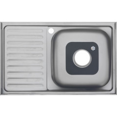 Мойка 8050 R MELANA 0,8/180 накладная прямоугольная с сифоном (005 t R *10)