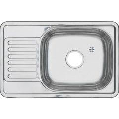 Мойка 6642 U MELANA 0,6/160 врезная прямоугольная с сифоном (218 t *10)