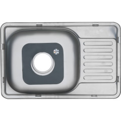 Мойка 6642 U MELANA 0,6/160 врезная прямоугольная с сифоном (218 t *10)
