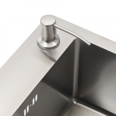 Мойка R5045H MELANA ProfLine 3,0/200 САТИН врезная прямоугольная в комплекте с дозатором