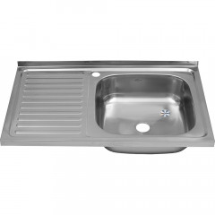 Мойка 8050 R MELANA 0.4/160 накладная прямоугольная (076 ta R*20)