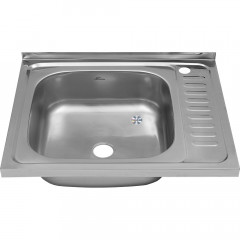 Мойка 6050 L MELANA 0,4/160 накладная прямоугольная (127 t L*20)