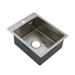 Мойка R4050H MELANA ProfLine 3,0/200 САТИН врезная прямоугольная в комплекте с коландером