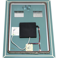 Зеркало с LED-подсветкой MELANA-8060 подогрев / часы / космет.зеркало (MLN-LED089)