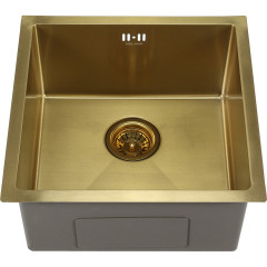 Мойка D4545HG MELANA ProfLine 1,2/220 ЗОЛОТО врезная квадратная D4545HG