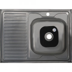 Мойка 8060 L MELANA 0,4/160 накладная прямоугольная (072 t L*20)