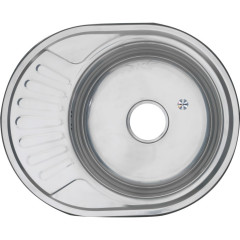 Мойка 5745 U MELANA 0,8/180 врезная овальная с сифоном (125 t *15)