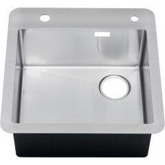 Мойка R5254HK MELANA UNIQUI 3,0/220 САТИН врезная квадратная
