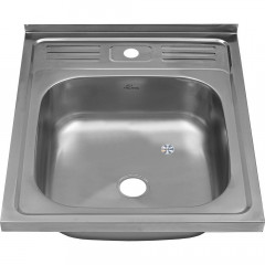 Мойка 5060 MELANA 0,4/160 накладная прямоугольная (075 t *20)