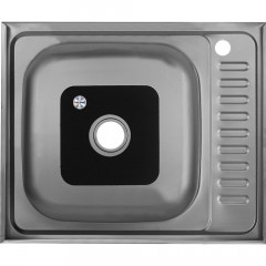 Мойка 6050 R MELANA 0,4/160 накладная прямоугольная (127 t R*20)