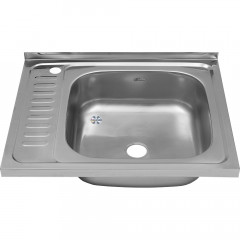 Мойка 6050 R MELANA 0,4/160 накладная прямоугольная (127 t R*20)