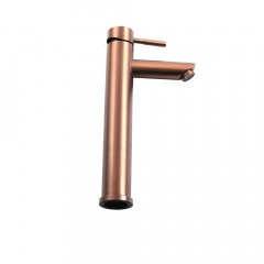 Смеситель д/ум MELANA-610102PVD-Br Tondo нерж.сталь, однорычажный, бронза