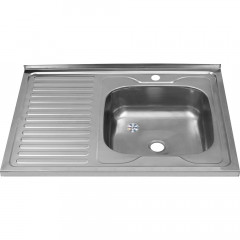 Мойка 8060 R MELANA 0,4/160 накладная прямоугольная (072 t R*20)