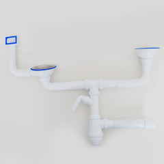 Мойка RS8045H MELANA ProfLine 3,0/200 САТИН 2-я чаша, врезная прямоугольная