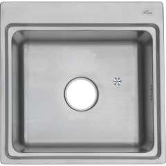 Мойка 4948 MELANA ЛЮКС 1,0/220 САТИН врезная прямоугольная с сифоном (223 t*5 )