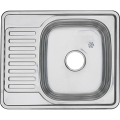 Мойка 5848 U MELANA 0,8/180 врезная прямоугольная с сифоном (089 ta *12)