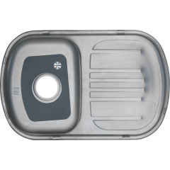 Мойка 7749 U MELANA 0.8/180 врезная прямоугольная с сифоном (231 t *10)