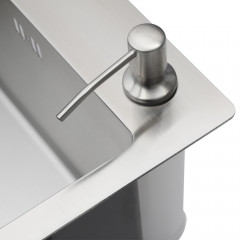 Мойка R6050H MELANA ProfLine 3,0/200 САТИН врезная прямоугольная в комплекте с дозатором