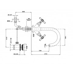 Nicolazzi Agora Смеситель для раковины на 1 отв, излив 155 мм, цвет ЧЕРНЫЙ МАТОВЫЙ