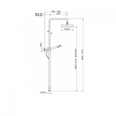 Nicolazzi Doccia Крепление к стене для гибкого шланга, цвет: Gold