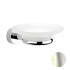 Nicolazzi Accessori bagno Minimale Мыльница подвесная, цвет: никель блестящий/белый