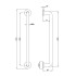 Nicolazzi Accessori Grab Bar Поручень 614 мм, цвет Copper Plated