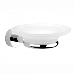 Nicolazzi Accessori bagno Minimale Мыльница, цвет: хром/белый