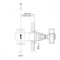 Nicolazzi Внутреняя часть запорного вентиля 3/4"(.новый арт C4911)