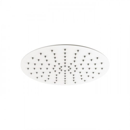 Plumberia Selection Верх. душ d.250 из нерж.стали,встроенный клапан безопасности, поворот.крепление, антикальций, 2мм, бел.матов.