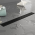 Plumberia Selection Трап душевой PS LINEAR 6x100 2устор. накладка из нерж.стали, комбинир.затвор с горизонт. Выпуском Ду 50мм,40л/мин, черн.матов.